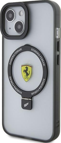Image du produit Ferrari FEHMP15SUSCAH iPhone 15 6.1" transparent hardcase Ring Stand 2023 Collection MagSafe (Apple iPhone 15)