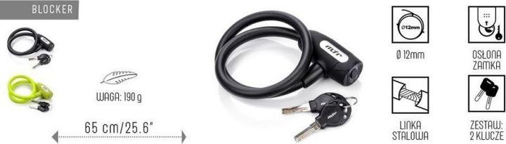 Immagine prodotto Ty Meteor Blocker 31549 Lucchetto per bicicletta