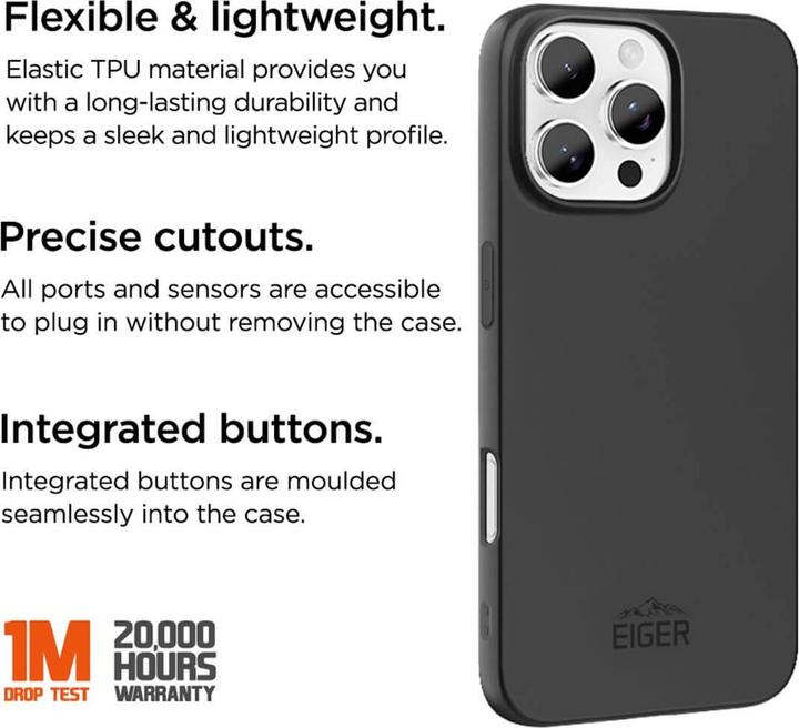 Actual product image Eiger Grip Case (Apple iPhone 16 Pro Max)