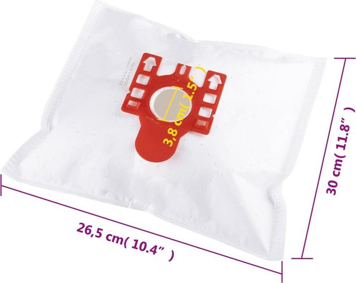 Produktbild vidaXL Staubsaugerbeutel für Miele FJM 20 Stk. (20 x)