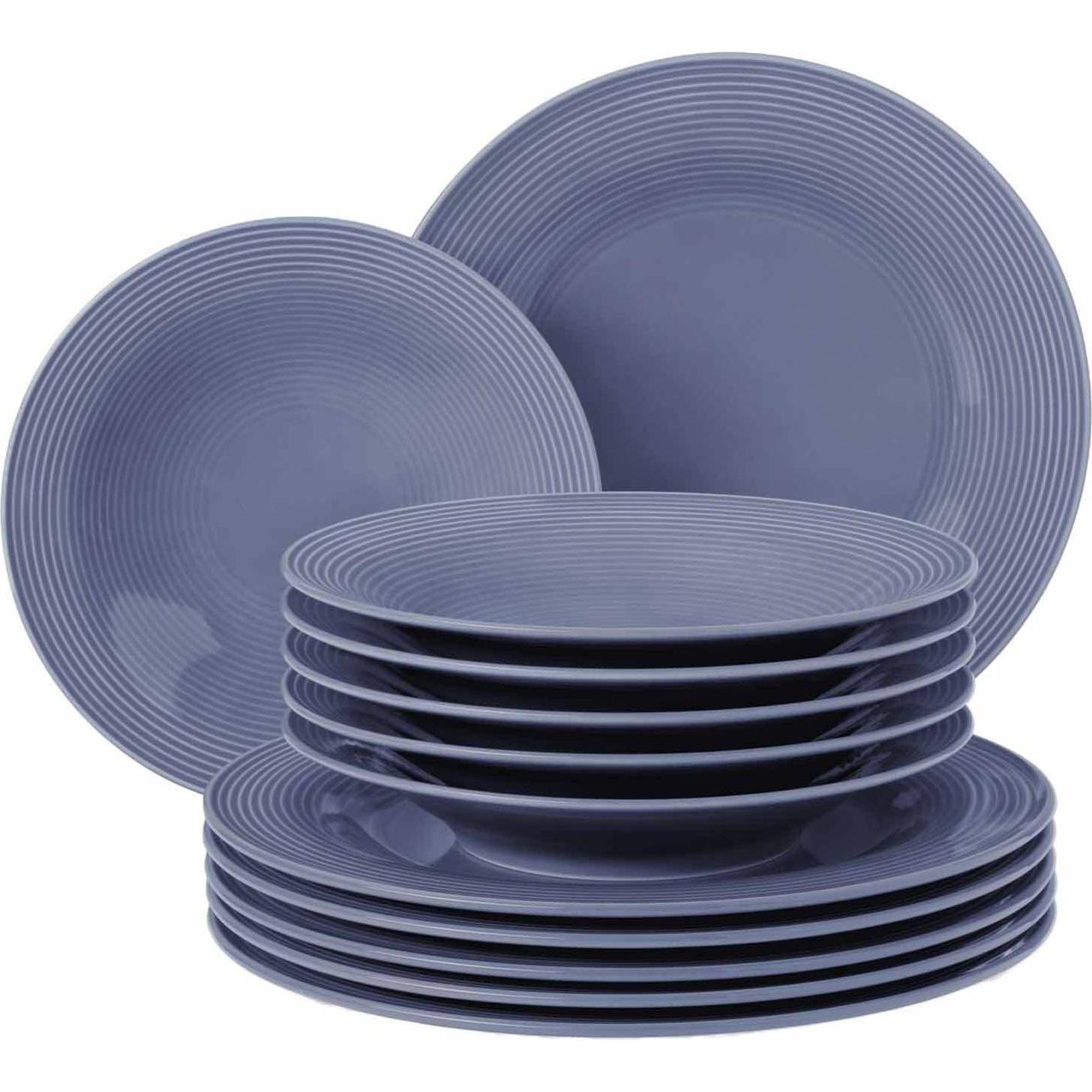 Seltmann, Geschirrset, Beat Color Glaze Tafelservice (12 Stück)