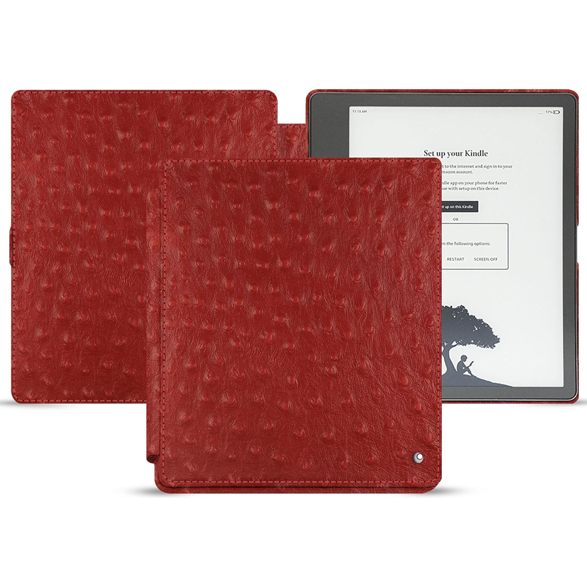 Noreve Lederschutzhülle horizontal (Kindle), Tablet Hülle, Rot