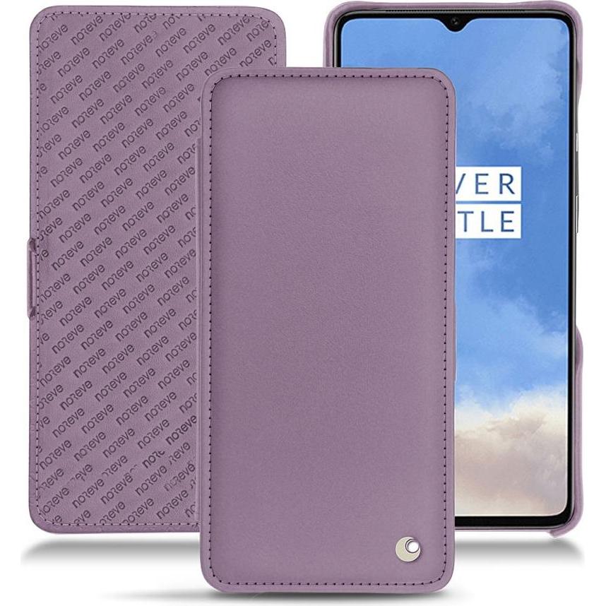 Noreve Lederschutzhülle horizontal (OnePlus 7T), Smartphone Hülle, Violett