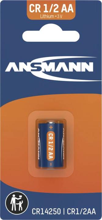 Immagine prodotto Ansmann Batterie CR 1/2 AA / CR14250 3V/Blister (1 pz., 1/2 AA, CR 1/2AA)