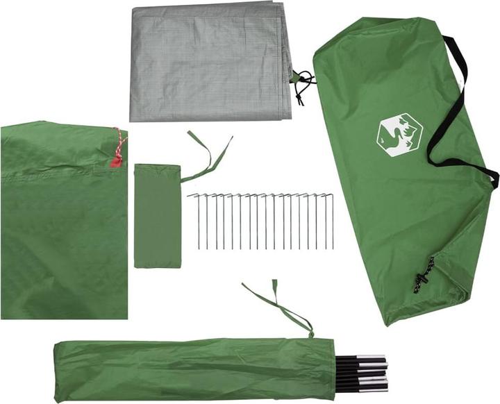 Immagine prodotto vidaXL Tenda da campeggio a cupola per 1 persona impermeabile (Tenda a cupola, 2.10 kg, 1 persona)