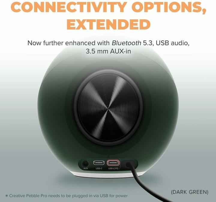 Productafbeelding Creative Pebble Pro 2.0 BK USB C/BT/RGB