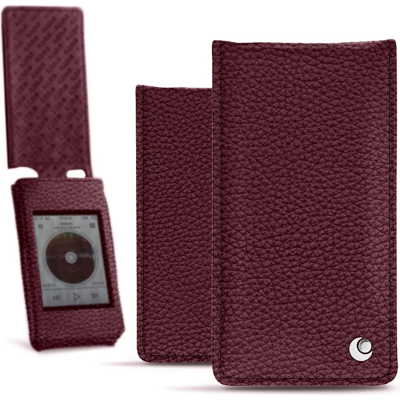 Noreve Lederschutzhülle vertikal, MP3 Tasche + Hülle, Violett