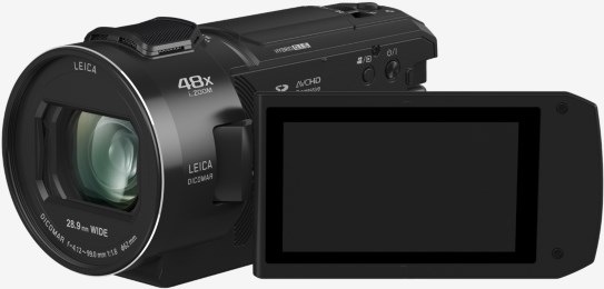 Actual product image Panasonic HC-V808EG-K (8.57 Mpx, 50p, 24 x)