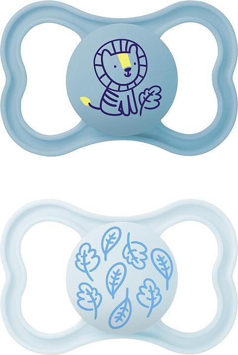 Actual product image MAM Supreme Sili 16+ blue 2pcs (2 x, from 16 m.)