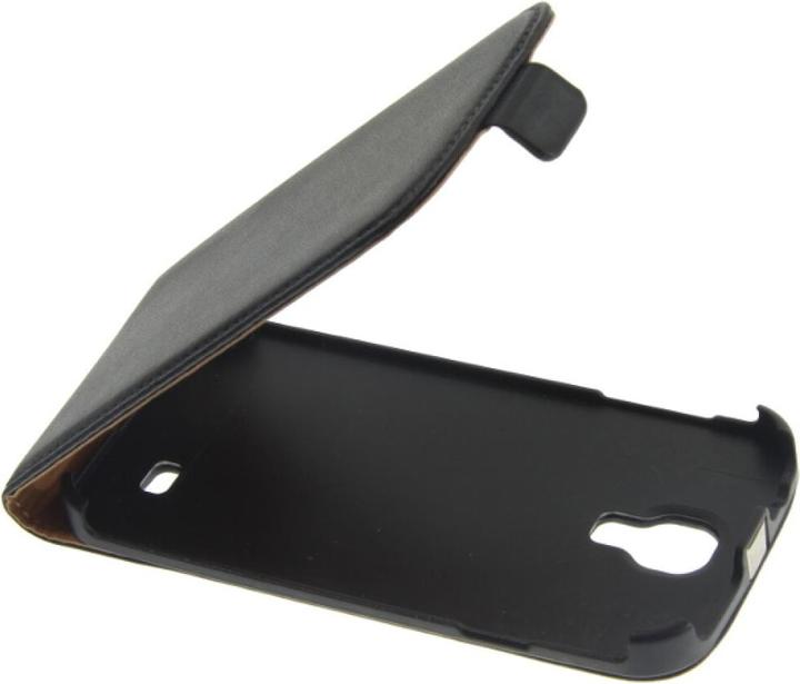 Actual product image OEM Slim Leather Flip Case S4 Galaxy I9500 - Black (Samsung Galaxy S4)