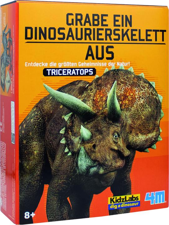 Actual product image 4M Dinosaur excavation - Triceratops