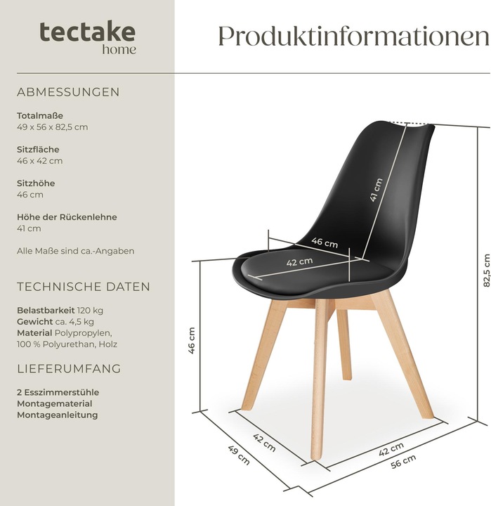 Actual product image tectake 2 Friederike