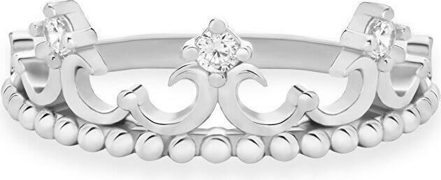 Produktbild Brilio Silver - Original silver ring Crown RI115W - Circuit: 48 mm (48)