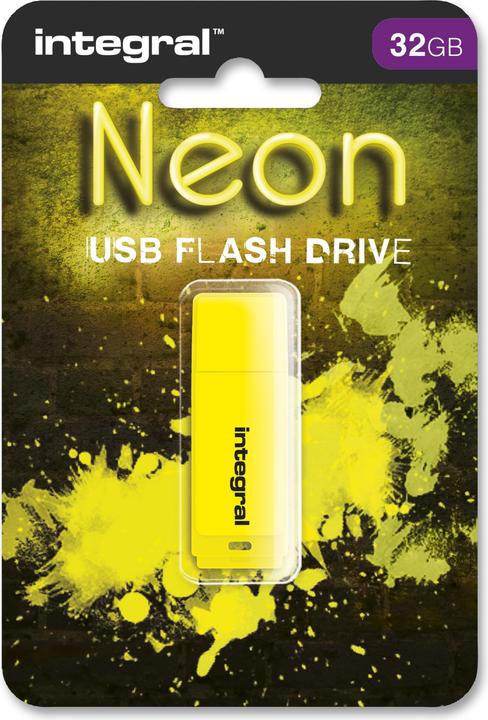 Actual product image USB2.0 DRIVE NEON USB flash drive USB Type-A 2.0 (32 GB, USB-A)