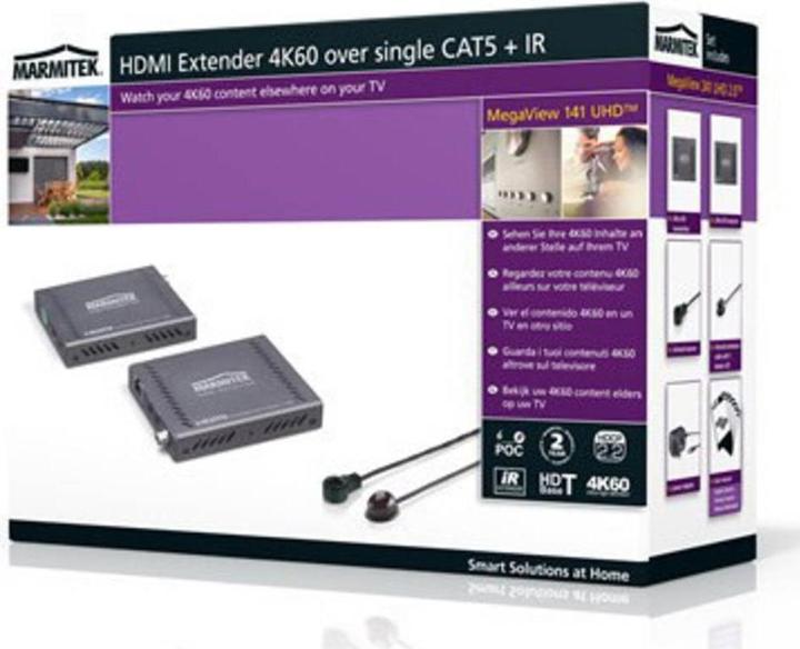 Produktbild Marmitek MEGAVIEW 141 UHD, HDMI Extender (6 m, HDCP 2.2)