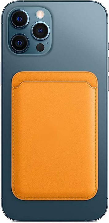 Produktbild PhoneLook Magnetischer Kartenhalter Wallet Leder Kompatibel mit MagSafe (Realme 12 Pro+, Apple iPhone 12)