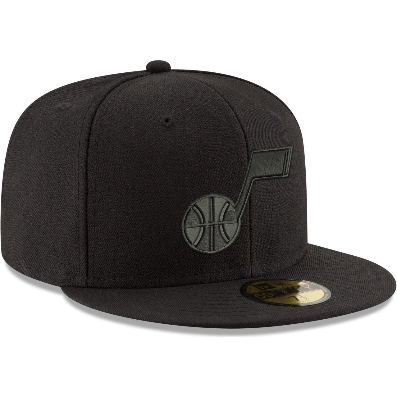 Thumbnail - New Era, Herren, Cap, 59Fifty Cap - NBA BLACK Utah Jazz - 6 7/8, Schwarz, (6 7/8)