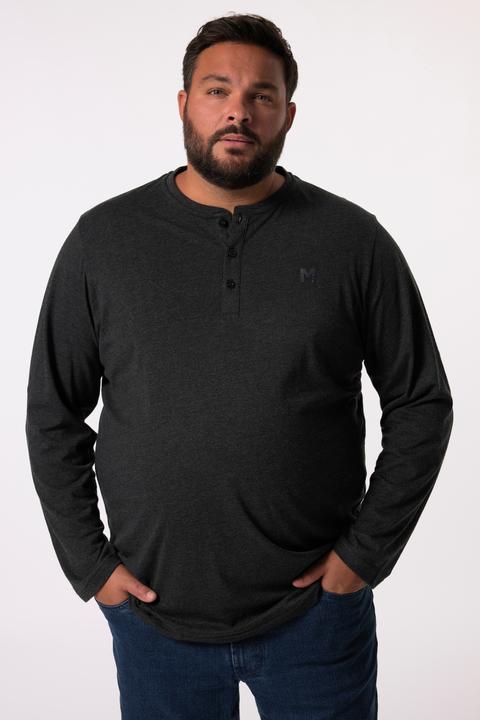 Image du produit Men+ Henley, Basic, Langarm, Rundhals (L)