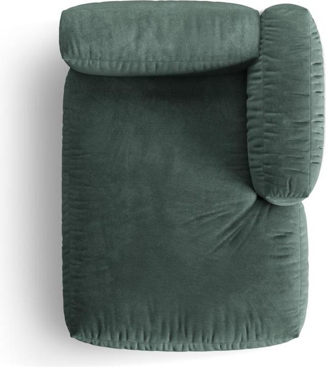 Image du produit Micadoni Chaise longue modulable droite, "Martina", 1 Place, 176x123x75 Fabriqué en Europe (Recamière)