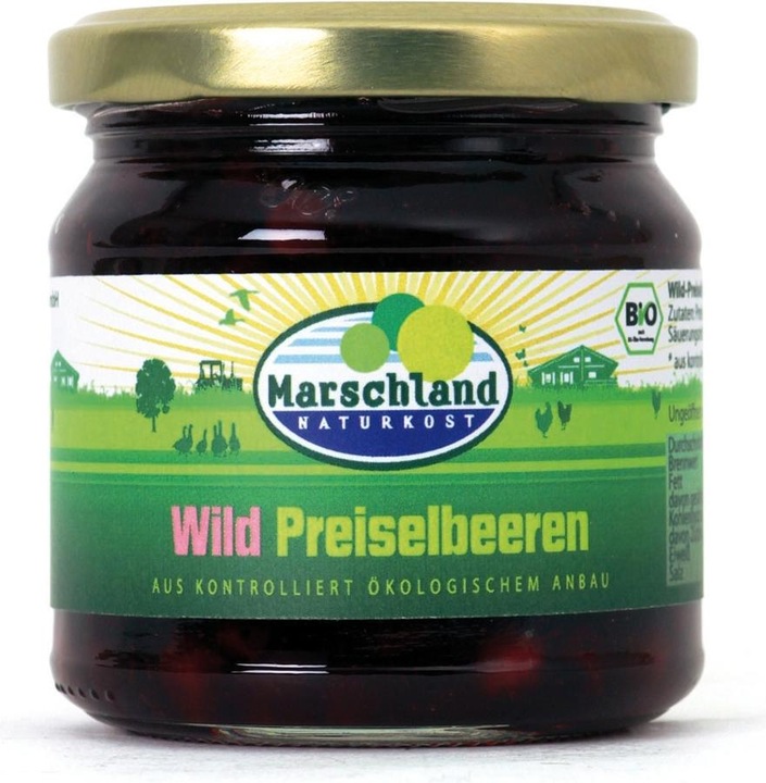Immagine prodotto Marschland Mirtilli selvatici (bicchiere) (220 g)