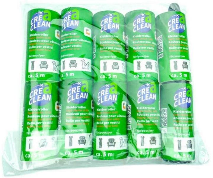Produktbild CREaCLEAN Fusselroller 1 Griff + 10 Ersatzrollen