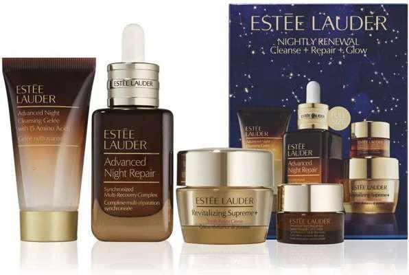 Estée Lauder Nightly Renewal (Gesichtspflege set)