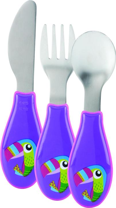 Immagine prodotto Nuby Utensili da tavola 3 pezzi 3 assortiti