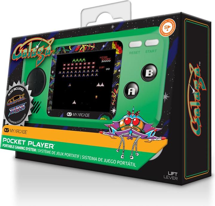Actual product image Sombo Retro Pocket Player Galaga