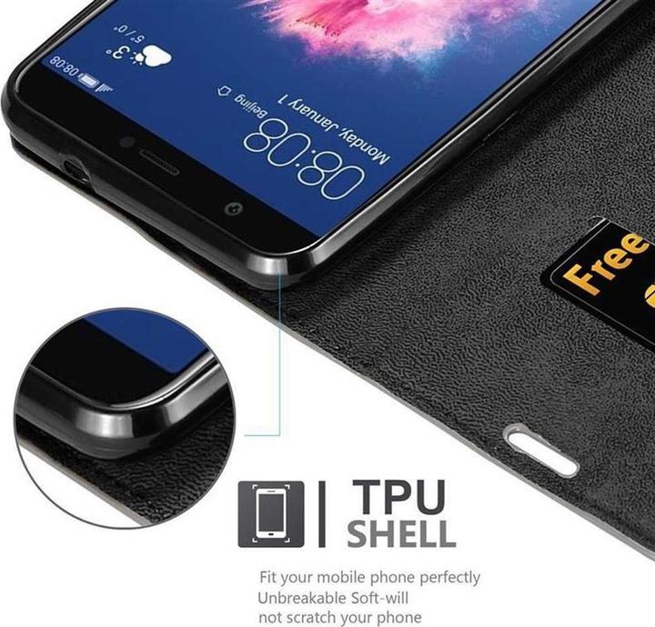 Productafbeelding Cadorabo Boek Onzichtbare Magneethoes (Huawei Enjoy 7S, Huawei P Smart (2018))
