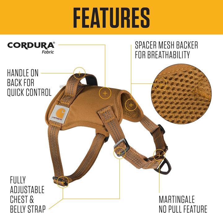 Produktbild Carhartt Hundegeschirr (S, Hund, Allgemein)
