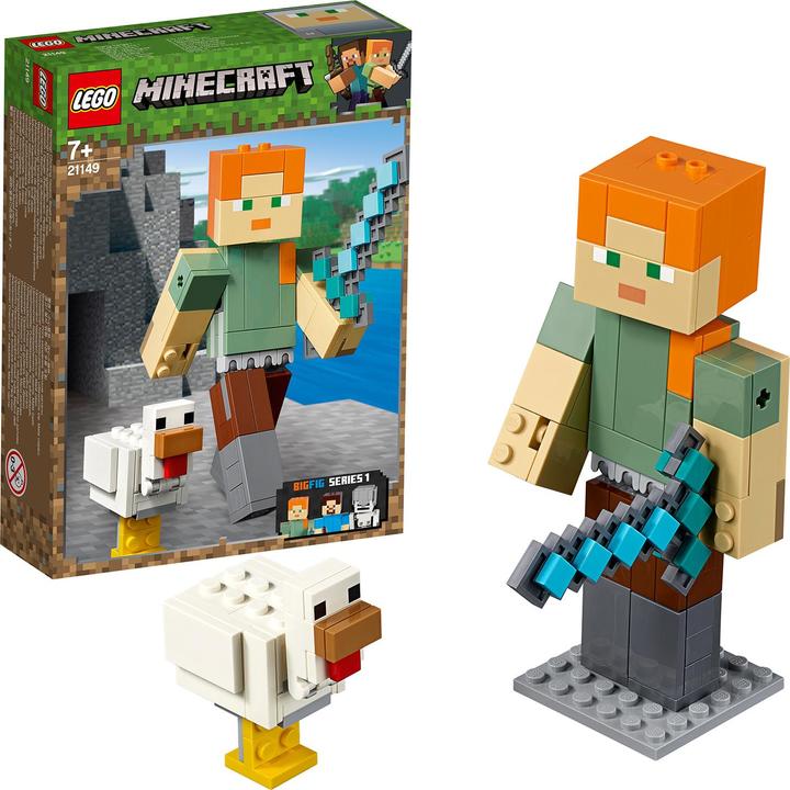Produktbild LEGO Alex mit Huhn (21149, LEGO Minecraft)
