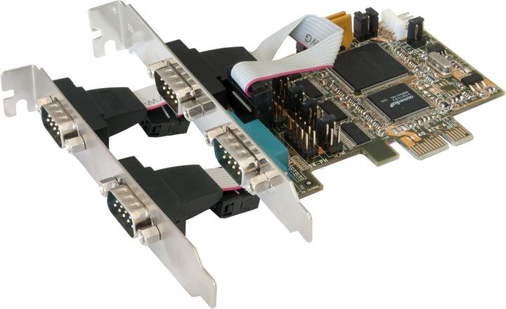 Exsys Scheda PCIe 4S Serial RS-232