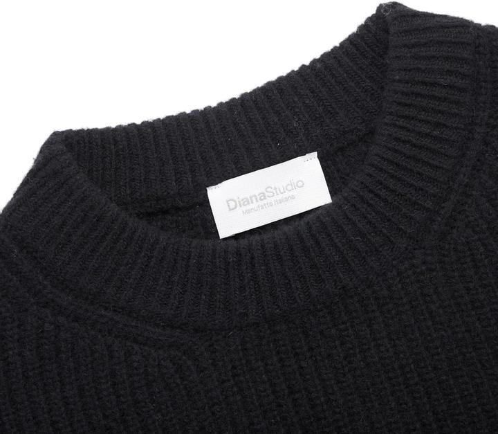 Image du produit Diana Studio Col Noir en Laine Manches Longues (M)