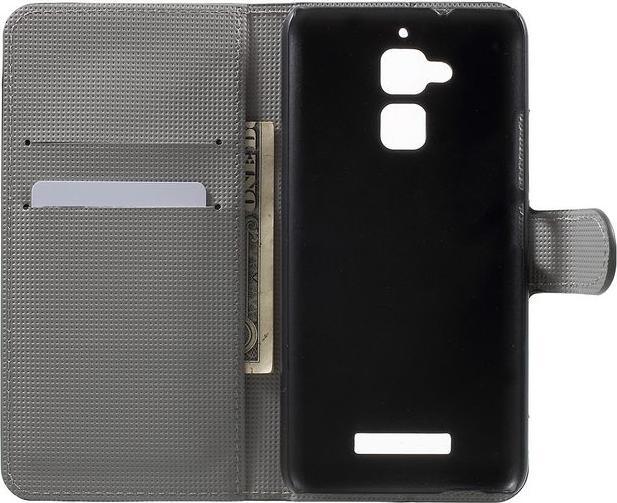 Produktbild MU Style Leder Case mit Eulen (Asus Zenfone 3 Max)