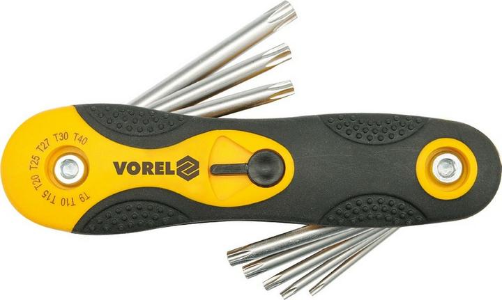Toya Jeu de clés CrV TORX 9 pcs.