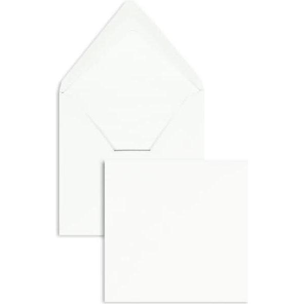 Blanke, Briefumschlag, Briefumschläge 164x164mm 100g/qm gummiert VE=100 Stück weiss (100 x)