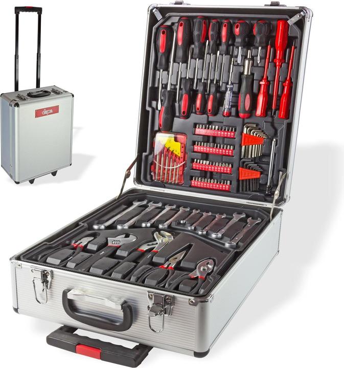 Produktbild Dema Werkzeugkoffer-Trolley mit Werkzeug (251 Teile)