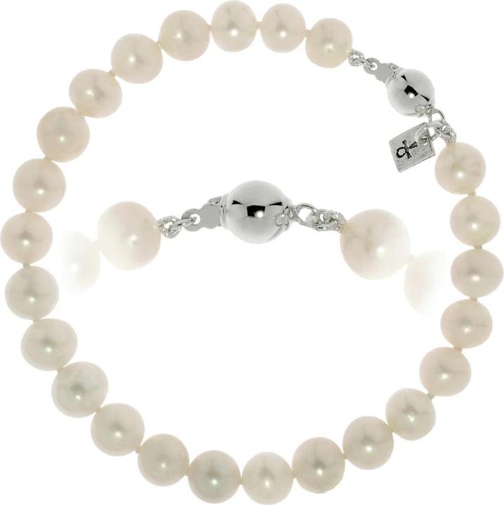 Bijouteria Bracelet (21 cm, Argent 925, Perle d'eau douce)