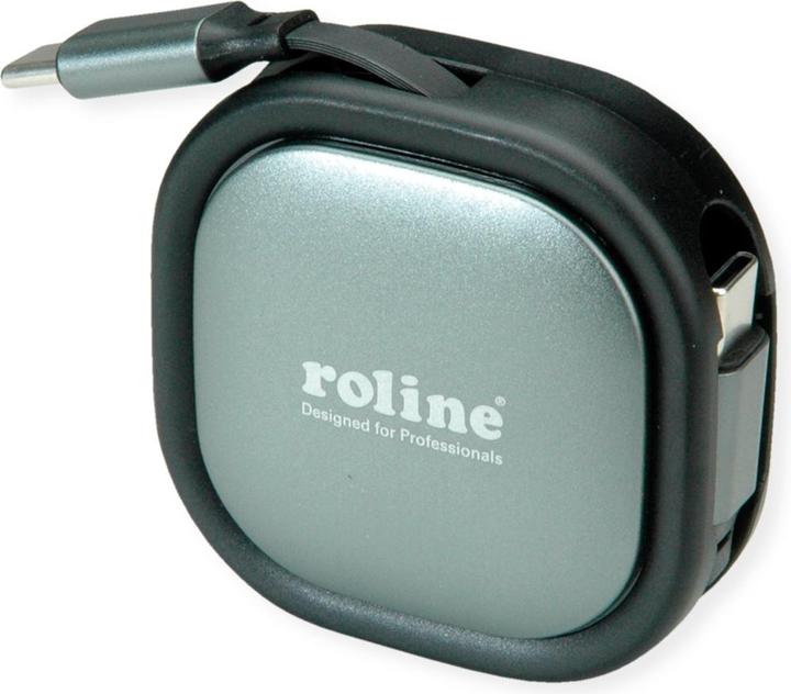 Image du produit Roline Câble rétractable USB2.0 C-C ST/ST (1.20 m, USB 2.0)