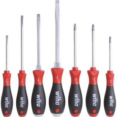 Wiha, Schraubenzieher, Schraubendrehersatz 7tlg PH1+2 PZ 2/ Schlitz 4,5-5,5-6,5-8 SF