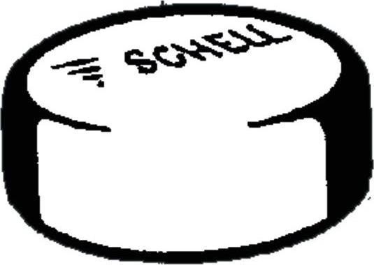 Schell Druckknopf komplett chrom