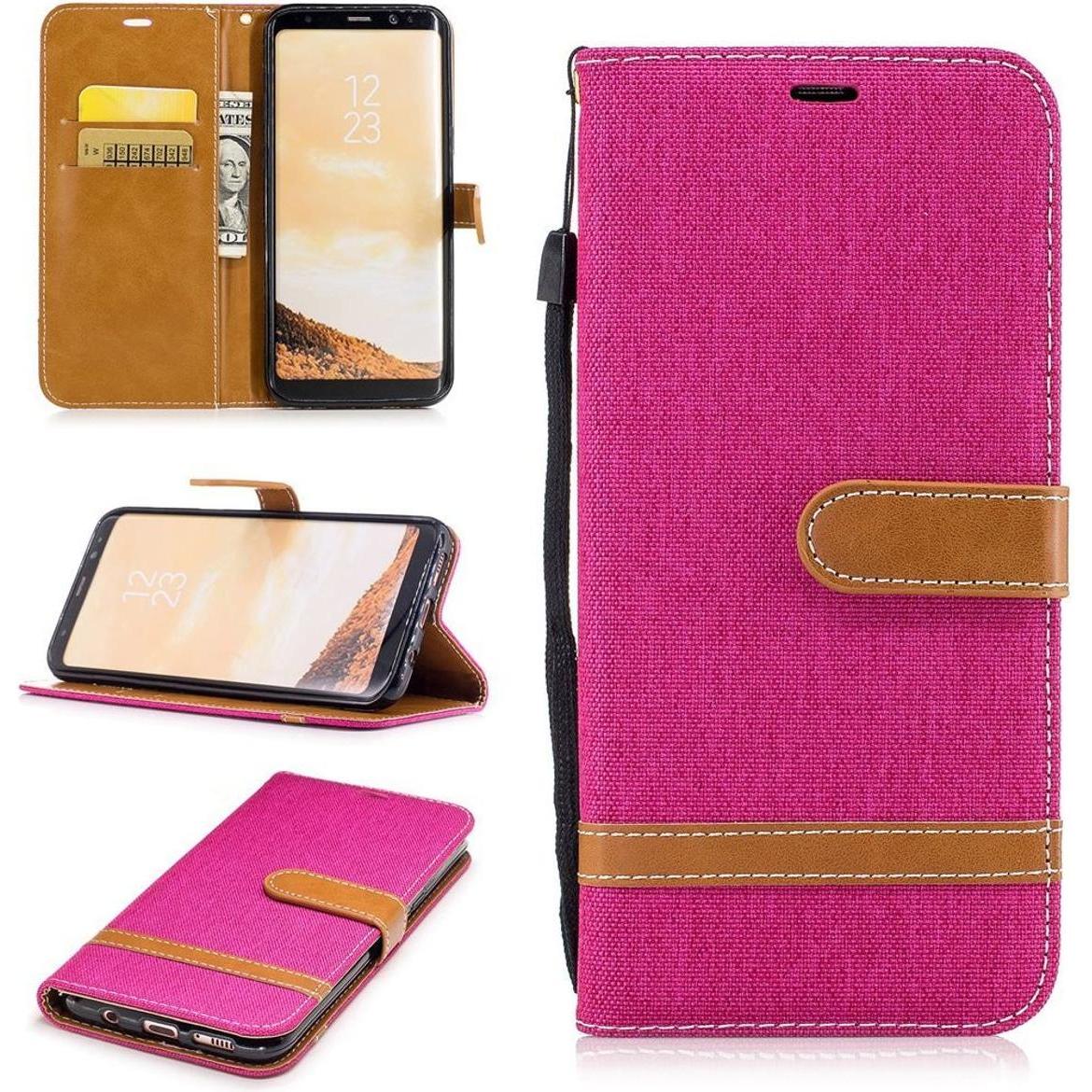 König Design Hülle Handy Schutz für Samsung Galaxy S8 Plus Case Cover Tasche Wallet Etui Neu (Samsung Galaxy S8+), Smart...