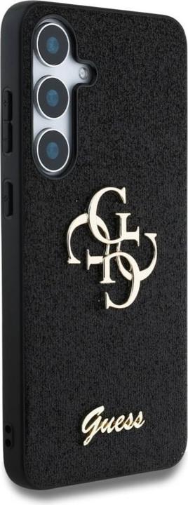 Productafbeelding Guess Etui Fixed Glitter Big 4G Metal Logo do Samsung Galaxy S25 czarny (Samsung Galaxy S25)