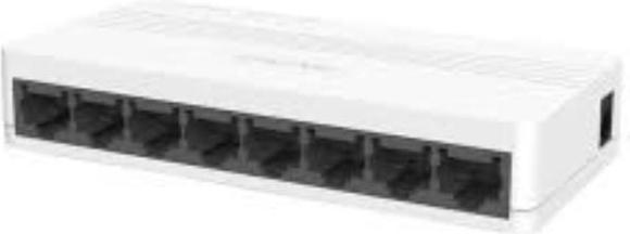 Actual product image Hikvision DS-3E0108D-E (8 ports)