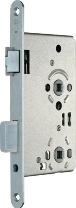 SSF Room door mortice lock BAD 20/ 65/78/8 mm DIN right silver rounded class 3 die-cast zinc (Mortise lock)