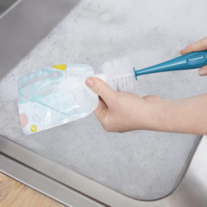 Image du produit Babymoov Brosse à bouteille avec adaptateur foodii