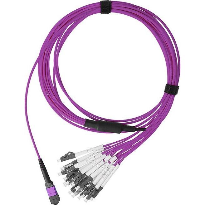 Thumbnail - BlueOptics LWL MPO/8xLC Duplex Breakout Kabel OM4 20 Meter, Transceiver
