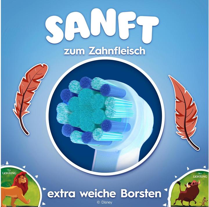 Image du produit Oral-B Aufsteckbürsten Kids König der Löwen 4er Aufsteckbürsten (4x)