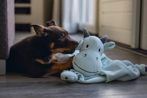 Actual product image Beeztees Puppy Flatino Unicorn (Puppy Toy)