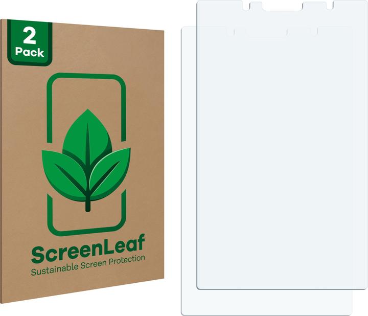 Produktbild ScreenLeaf Schutzfolie nachhaltiger Displayschutz Displayschutzfolie Folie Klar Transparent (2 Stück, Blackberry KEY2 LE)